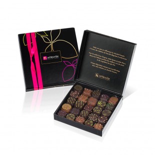 COFFRET INITIATION 25 CHOCOLATS NOIR ET LAIT