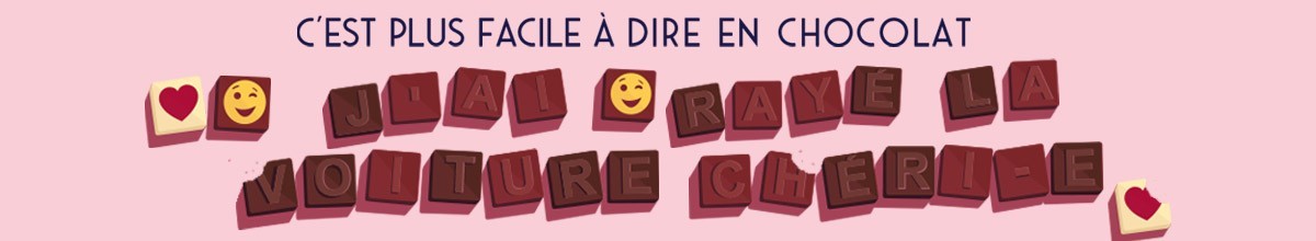 Message chocolat