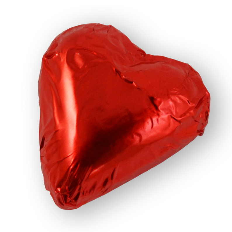 COEUR SOUS ALU ROUGE